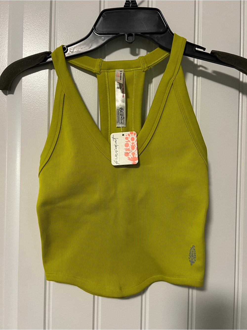 Free People Movement Honeydew Ribbed Racerback Tank Top NWT XS/S